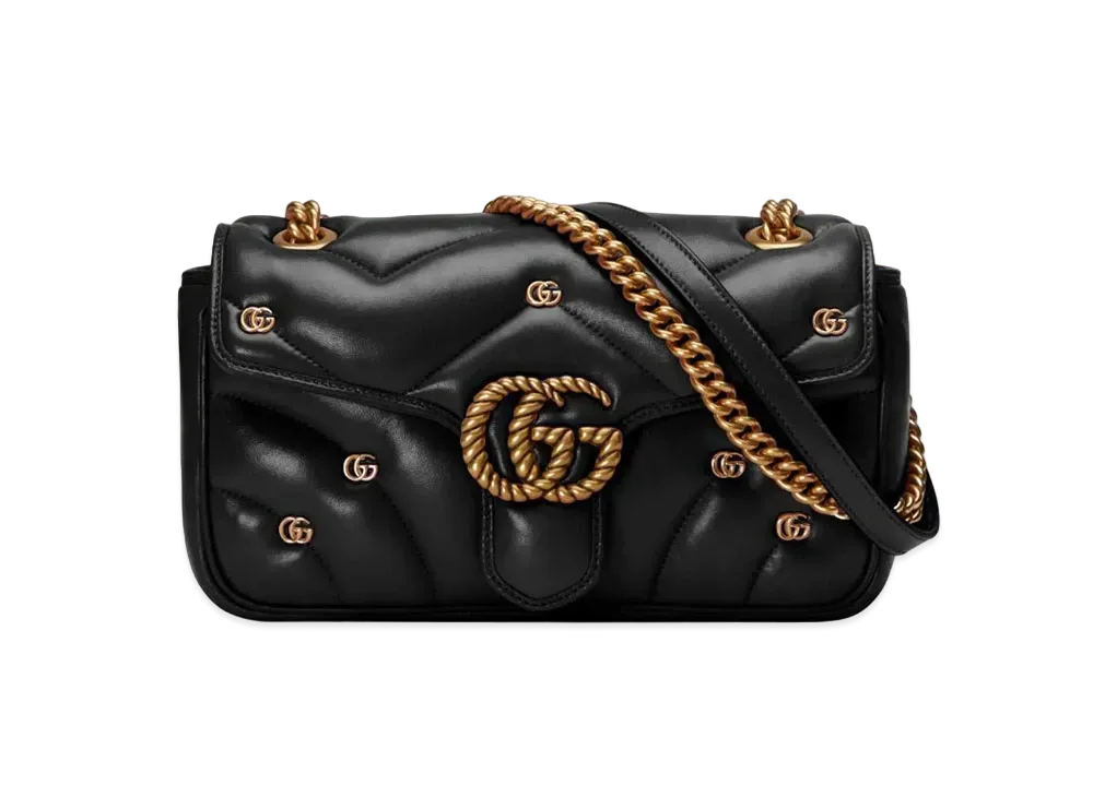 グッチ GGマーモント マルチカラー スモール ショルダーバッグ 