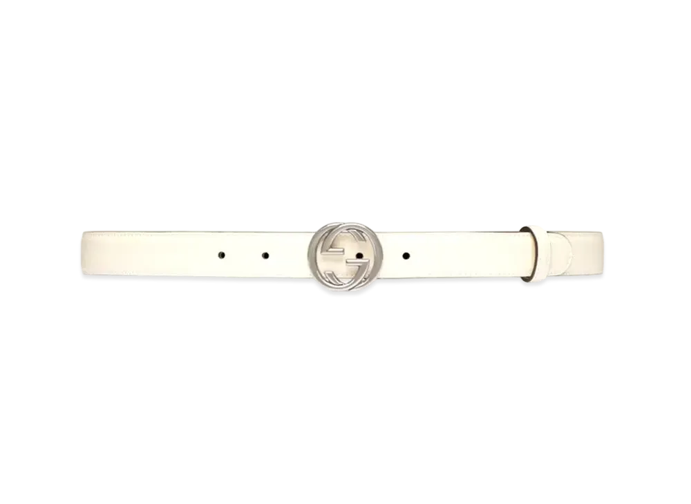 GUCCI Interlocking G Belt "White"
