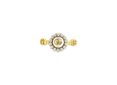 GUCCI GG Marmont Double G Flower Ring "Gold"
