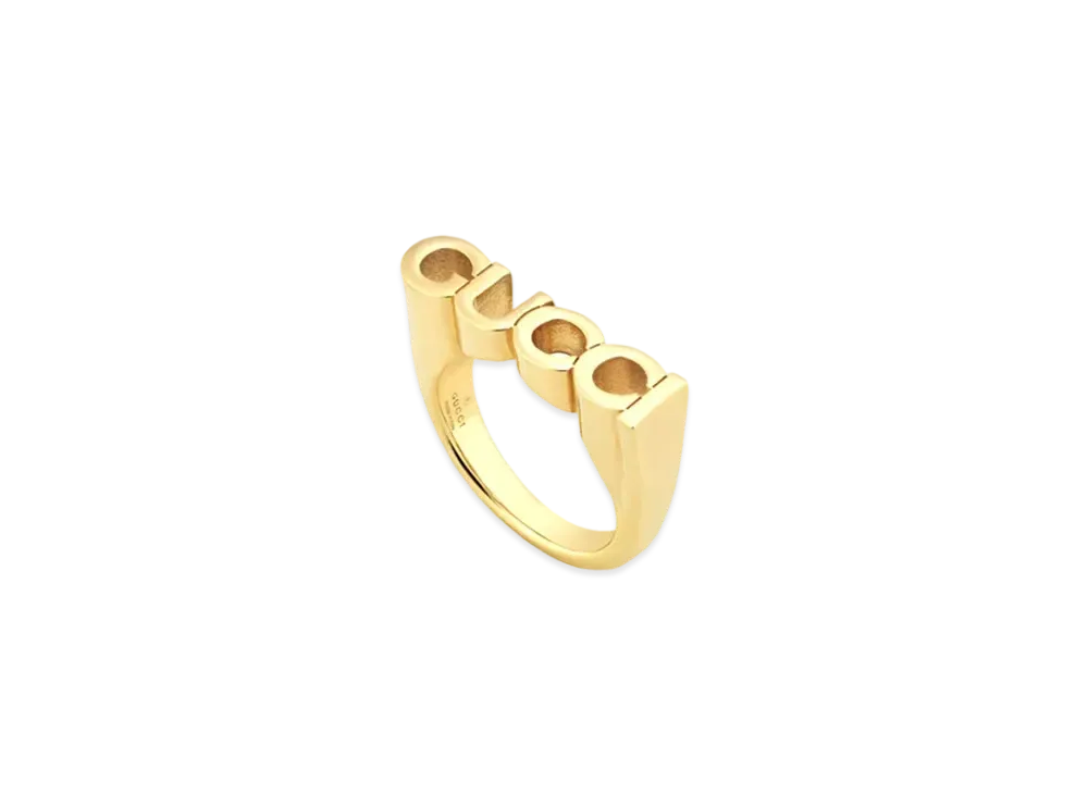 GUCCI Letter Ring "Antique Gold"