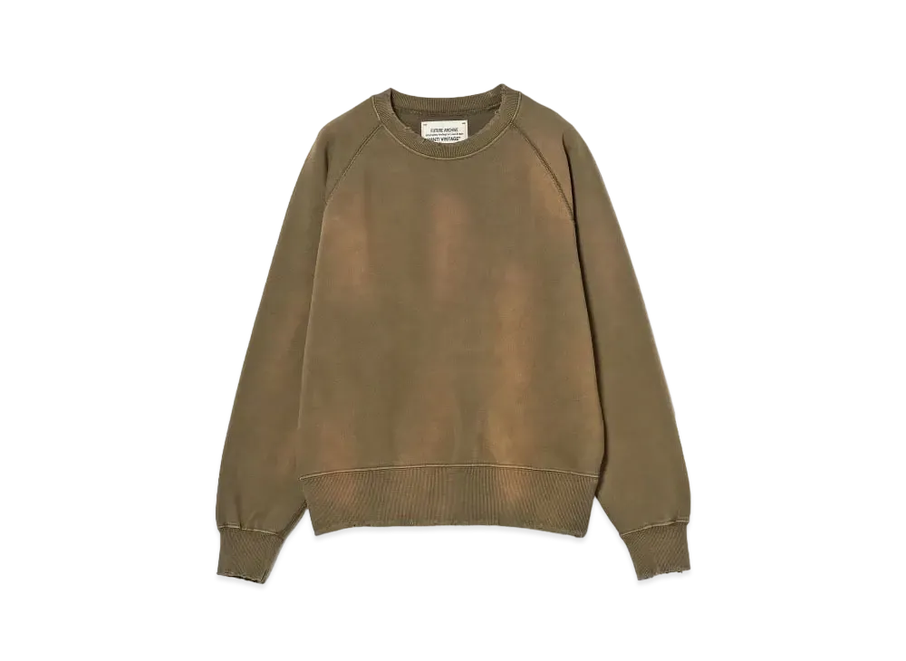 BEAMS FUTURE ARCHIVE / Fade Sweat Crew "Khaki"