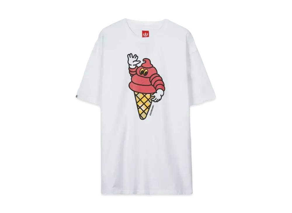 ICECREAM PUFFY T-SHIRT "WHITE"