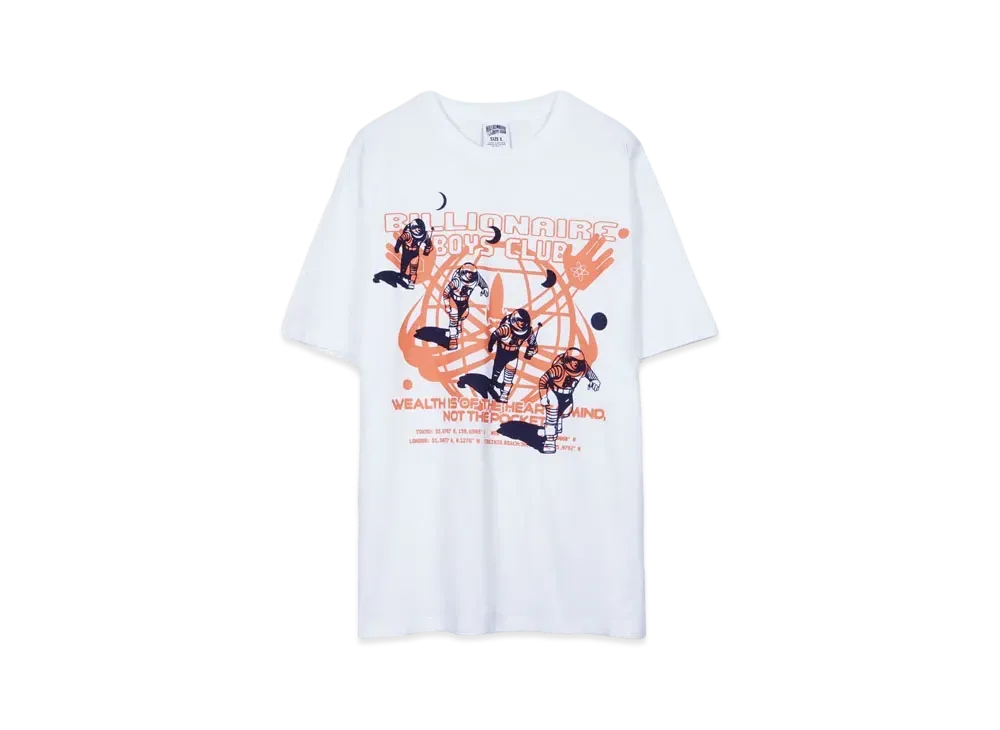 BILLIONAIRE BOYS CLUB COORDINATES T-SHIRT "WHITE"
