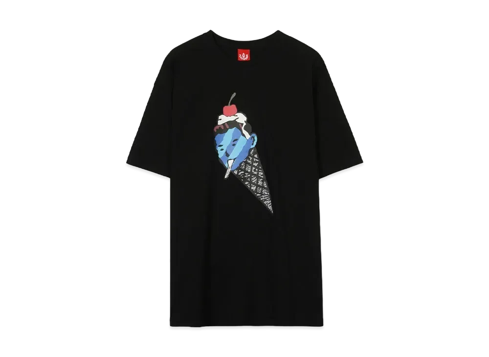 ICECREAM CONEMAN T-SHIRT "BLACK"