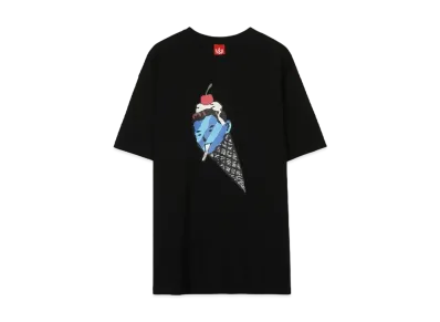 ICECREAM CONEMAN T-SHIRT "BLACK"