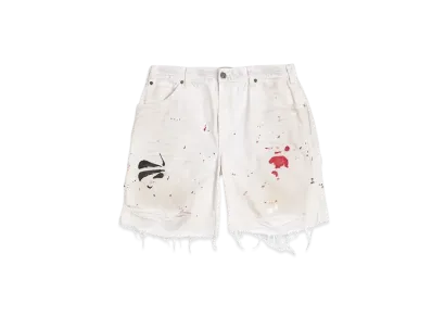 GALLERY DEPT. Flea Carpenter Shorts "White Paint"