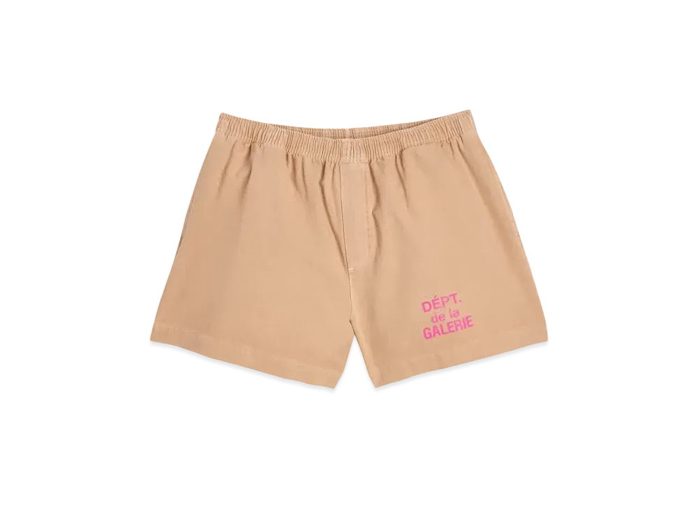 GALLERY DEPT. French Logo Zuma Shorts "Cream"