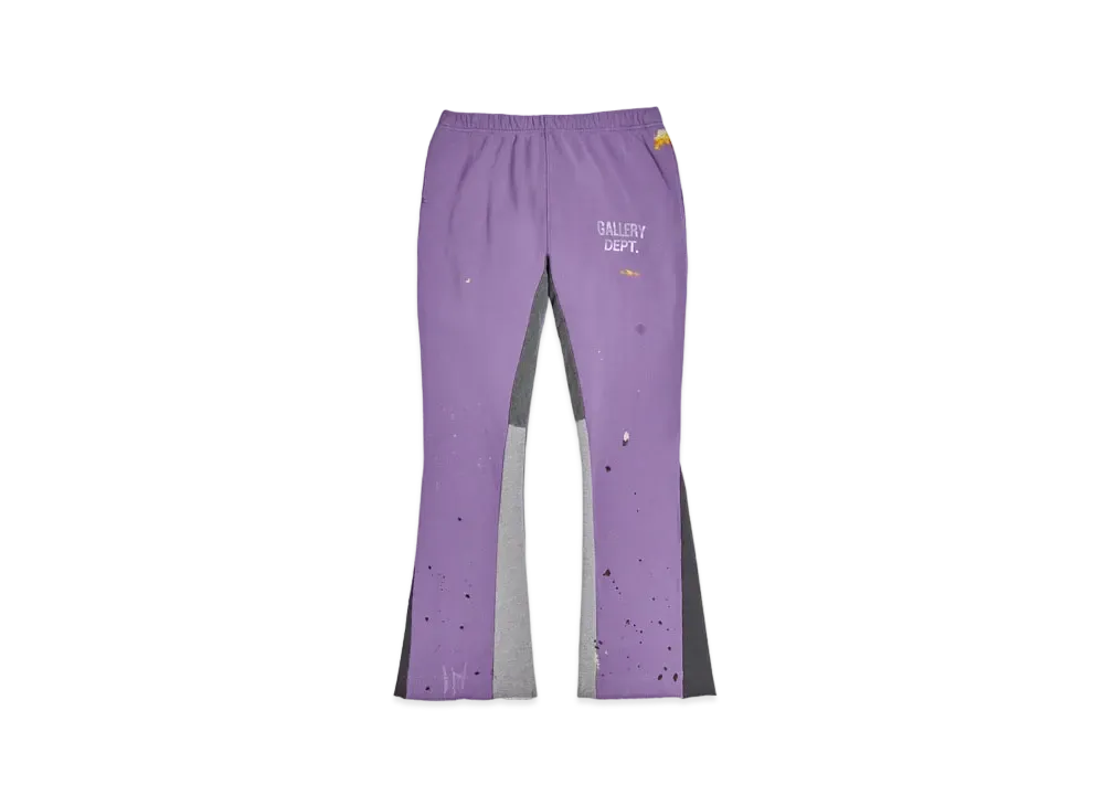 GALLERY DEPT. Gd Painted Flare Sweatpant "Purple"