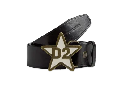 Dsquared2 D2 Plaque Belt "Black"