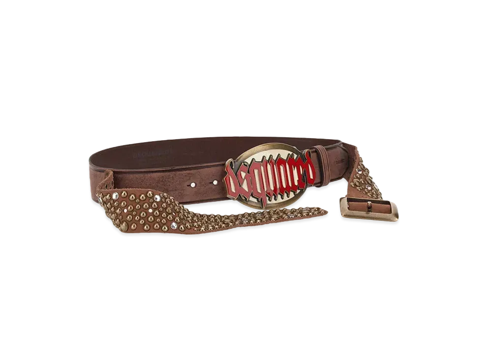 Dsquared2 Plaque Belt #2 "Brown"