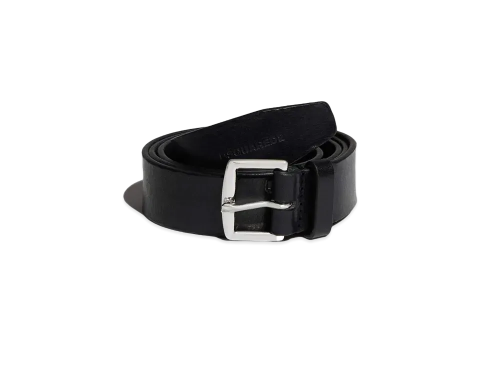 Dsquared2 Simple Man Belt "Black/Silver"