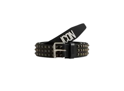 Dsquared2 Icon Clubbing Buckle Belt "Black"