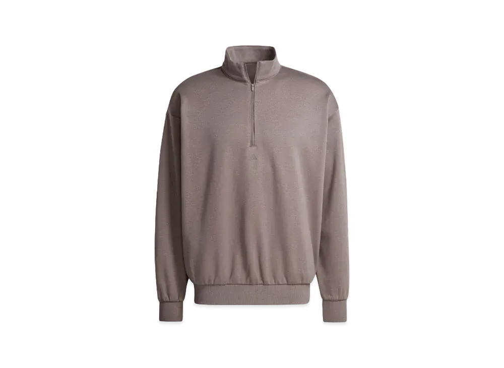 adidas Basketball Half Zip Sweat Shirt "Charcoal"