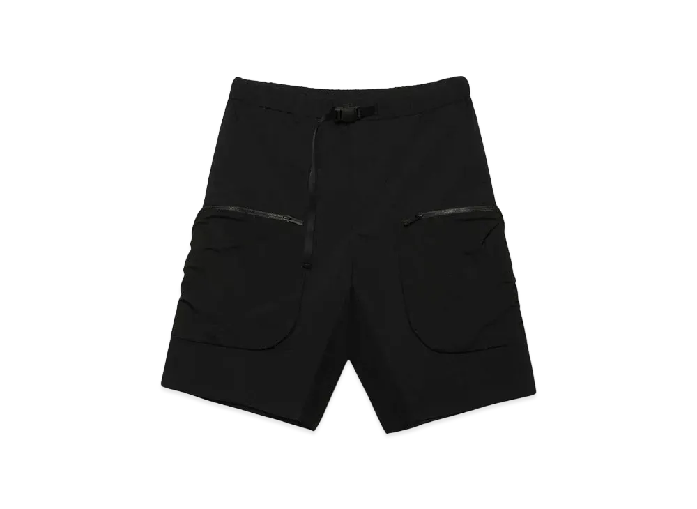 White Mountaineering POLYESTER TAFFETA EASY SHORT PANTS "BLACK"