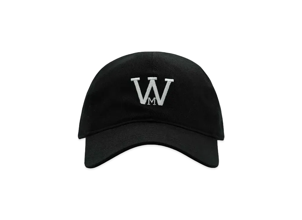 White Mountaineering WM 6 PANEL CAP "BLACK"
