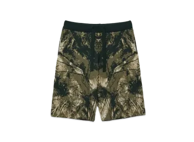 White Mountaineering JUNGLE PATTERN KNIT SHORT PANTS "KHAKI"