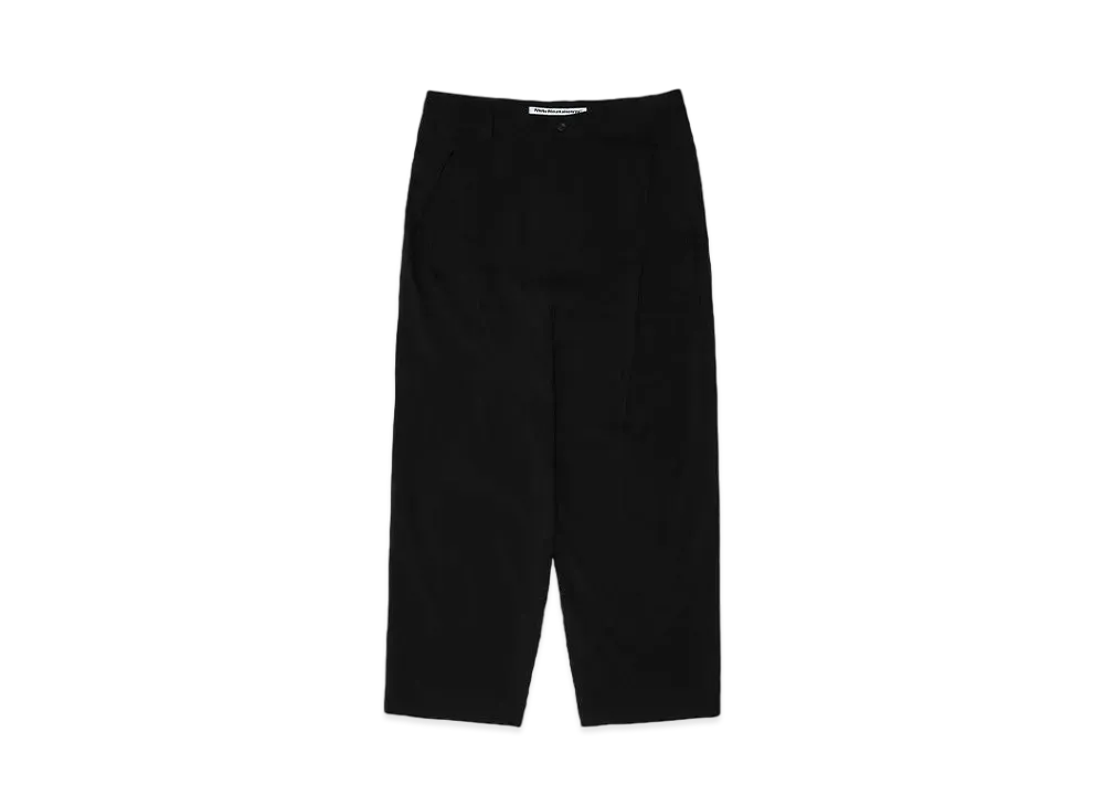 White Mountaineering TROPICAL WOOL 2 TUCK PANTS "BLACK"