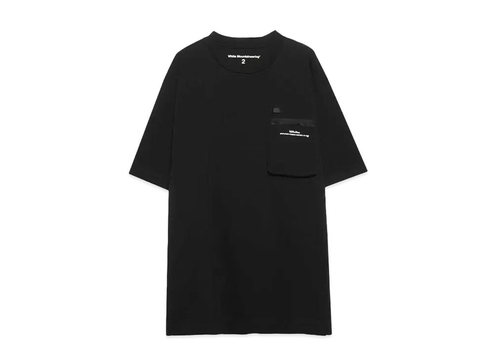 White Mountaineering POCKET T-SHIRT "BLACK"