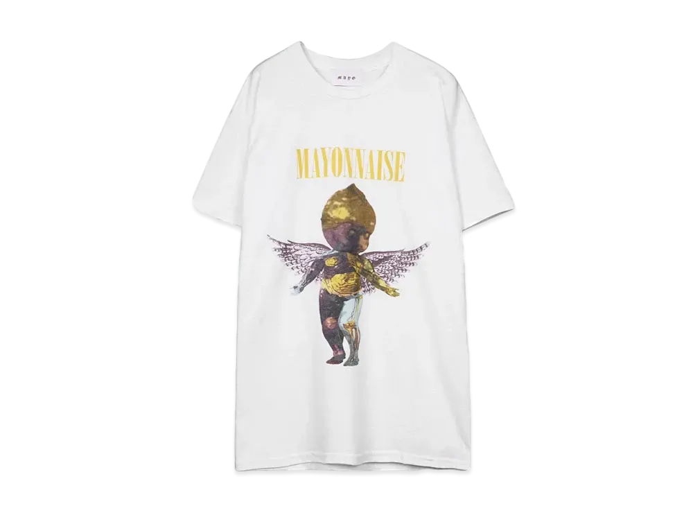 MAYO MAYONNAISE Short Sleeve Tee "WHITE"