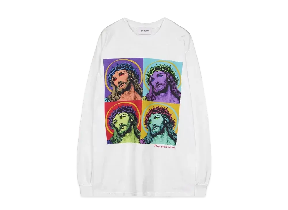 MAYO JESUS Christ Long Sleeve Tee "WHITE"