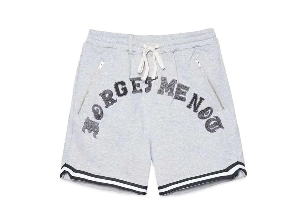 MAYO Forget Me Not Embroidery Sweat Shorts "Grey"