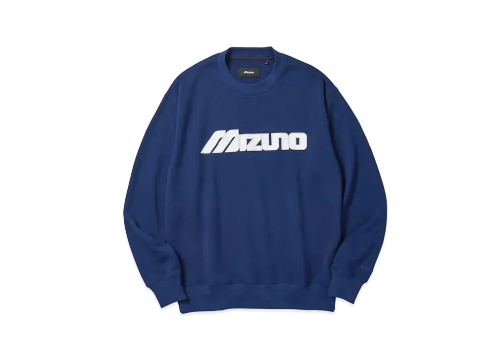 MIZUNO x New Vintage Golf Classic Logo Print Crew Sweat 