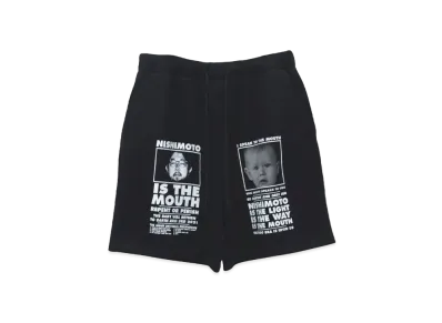 NISHIMOTO IS THE MOUTH CLASSIC SWEAT SHORTS "BLACK"