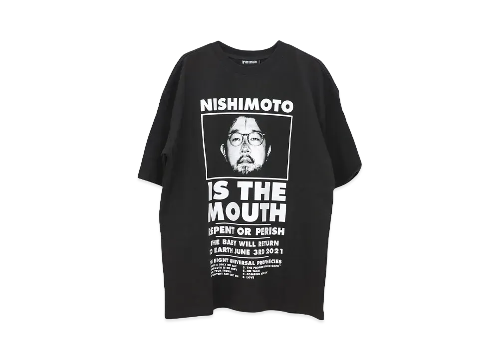 NISHIMOTO IS THE MOUTH CLASSIC S/S TEE "BLACK"