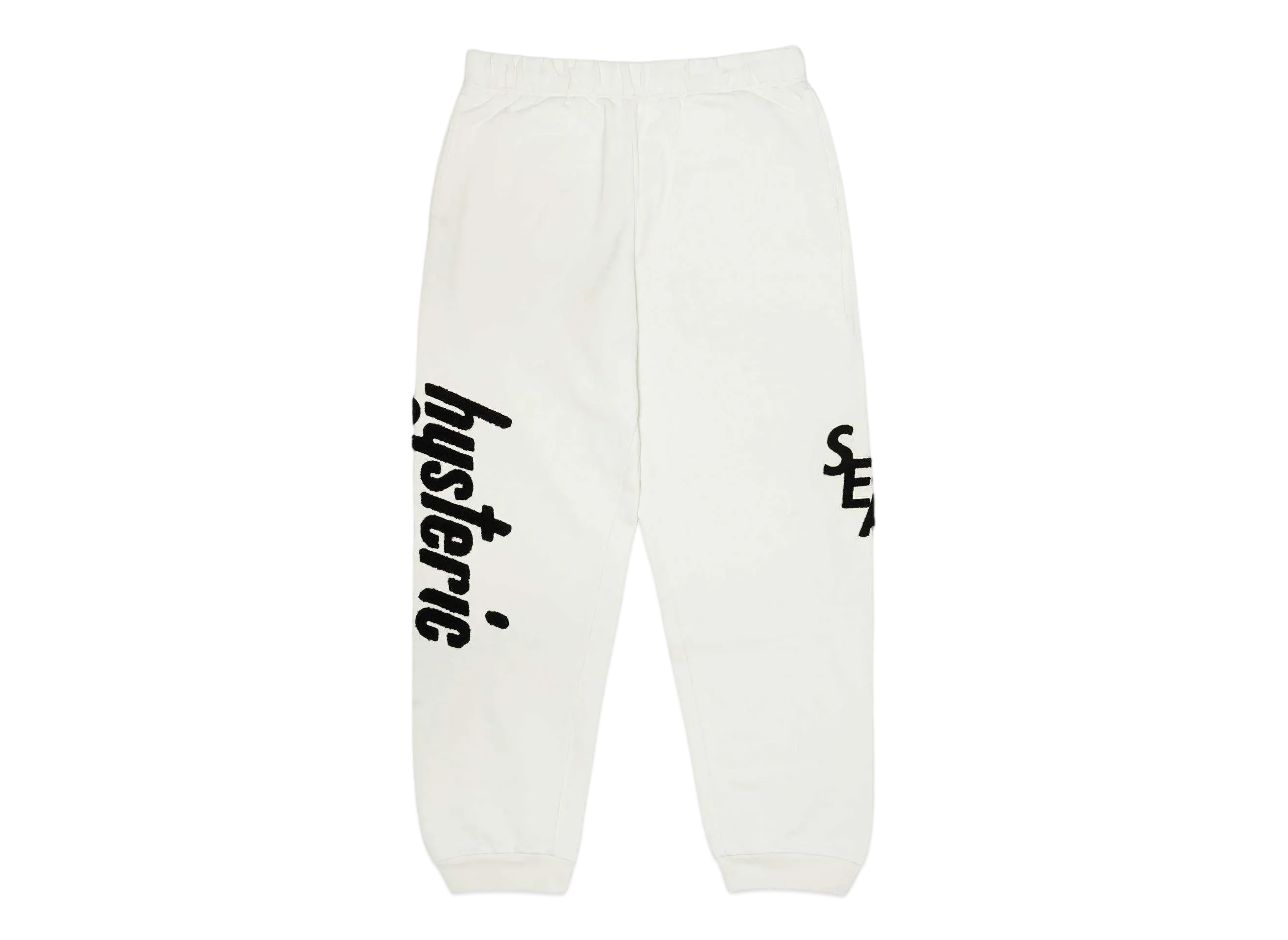 WIND AND SEA x HYSTERIC GLAMOUR x Varsity Sweat Pants "White"