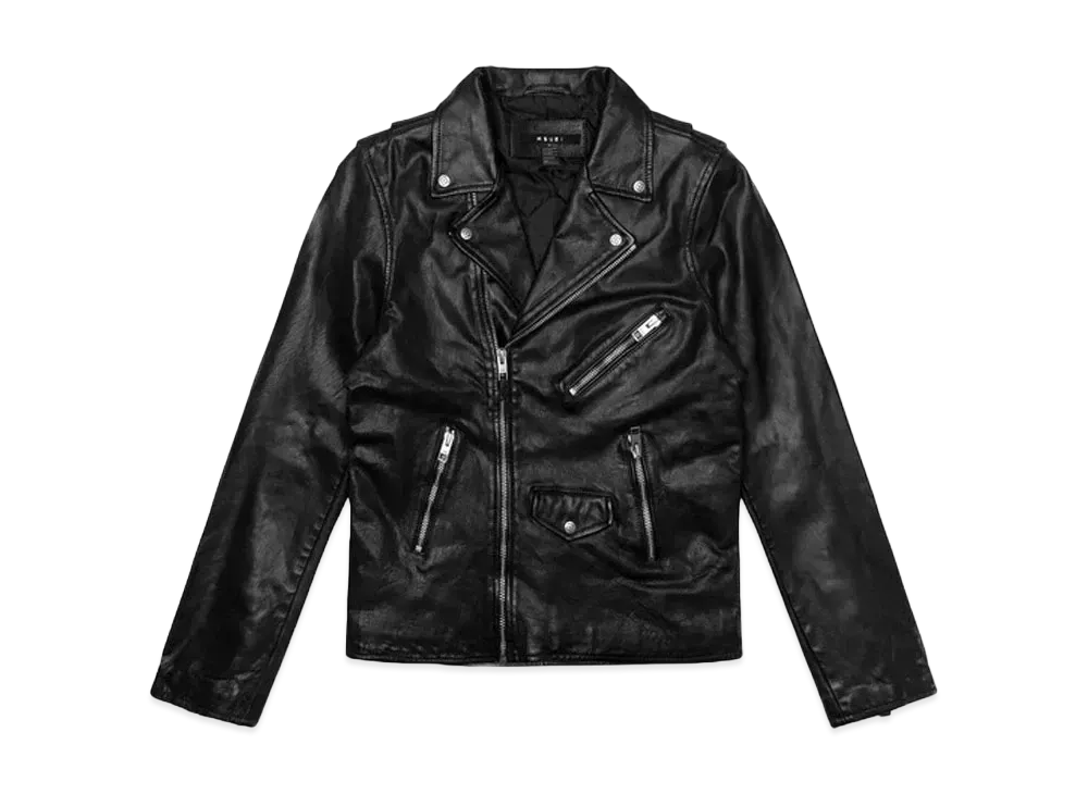 KSUBI Capitol Leather Jacket Black "Black"