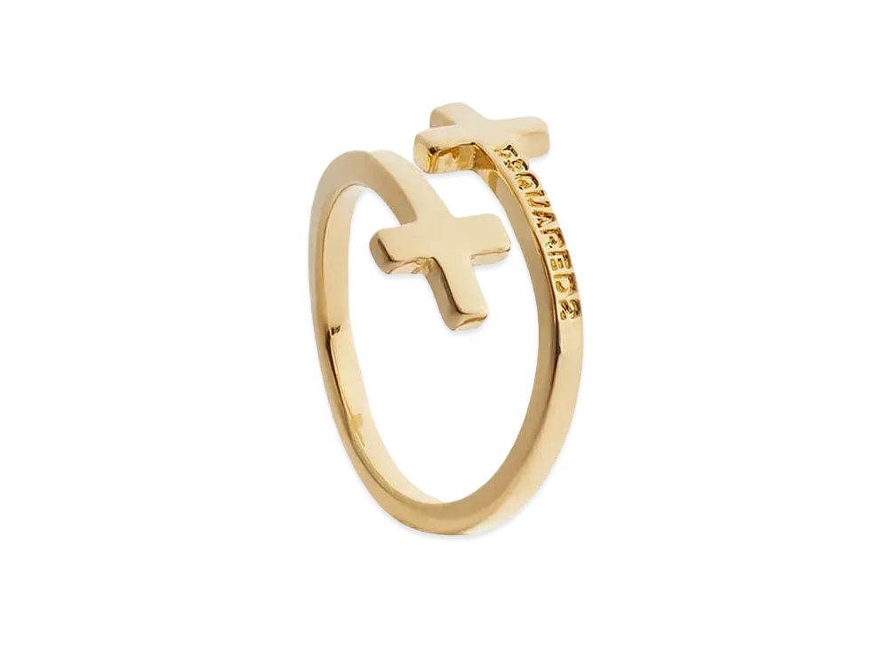 Dsquared2 Jesus Ring "Gold"