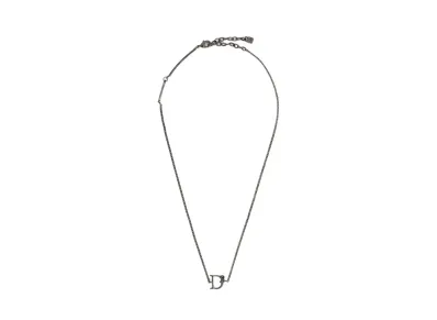 Dsquared2 D2 Statement Necklace "Black"