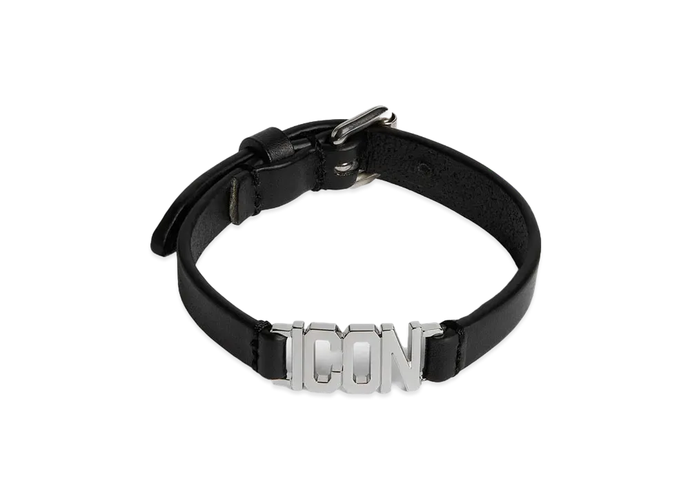 Dsquared2 Icon Clubbing Bracelet "Black/Palladium"