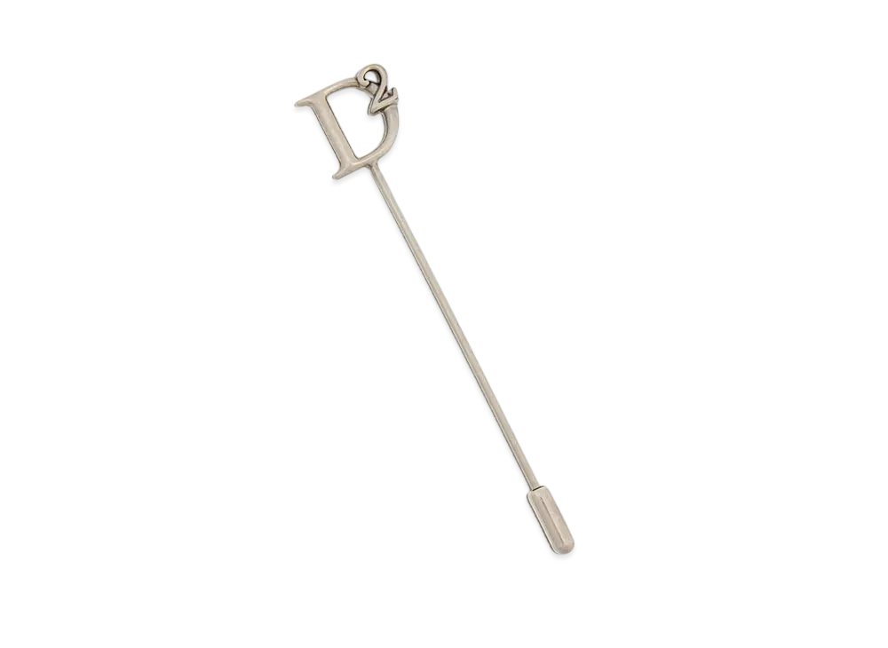Dsquared2 D2 Statement Tie Pin "Silver 1"