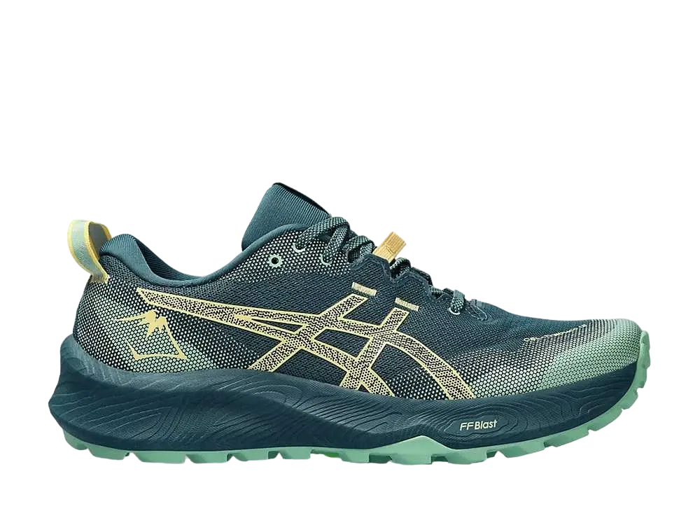 アシックス ゲル トラブーコ12 "マグネティックブルー/フェイデッドイエロー"