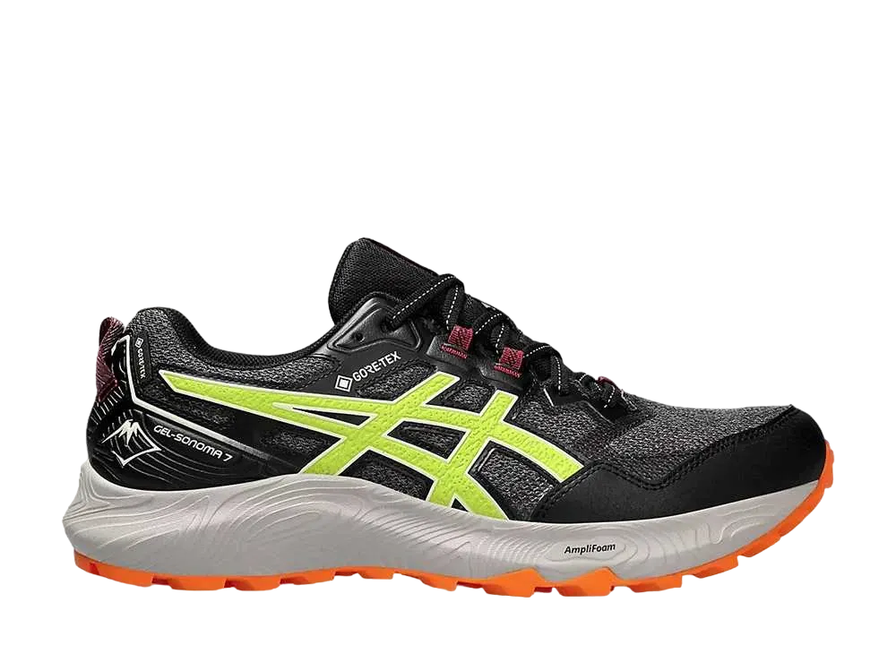 アシックス ゲルソノマ7 ゴアテックス "グラファイトグレー/ネオンライム"