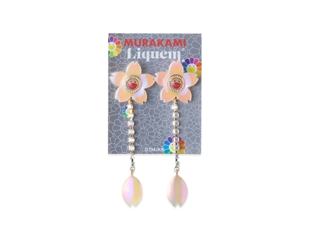 Takashi Murakami x Liquem Cherry Blossom Earrings