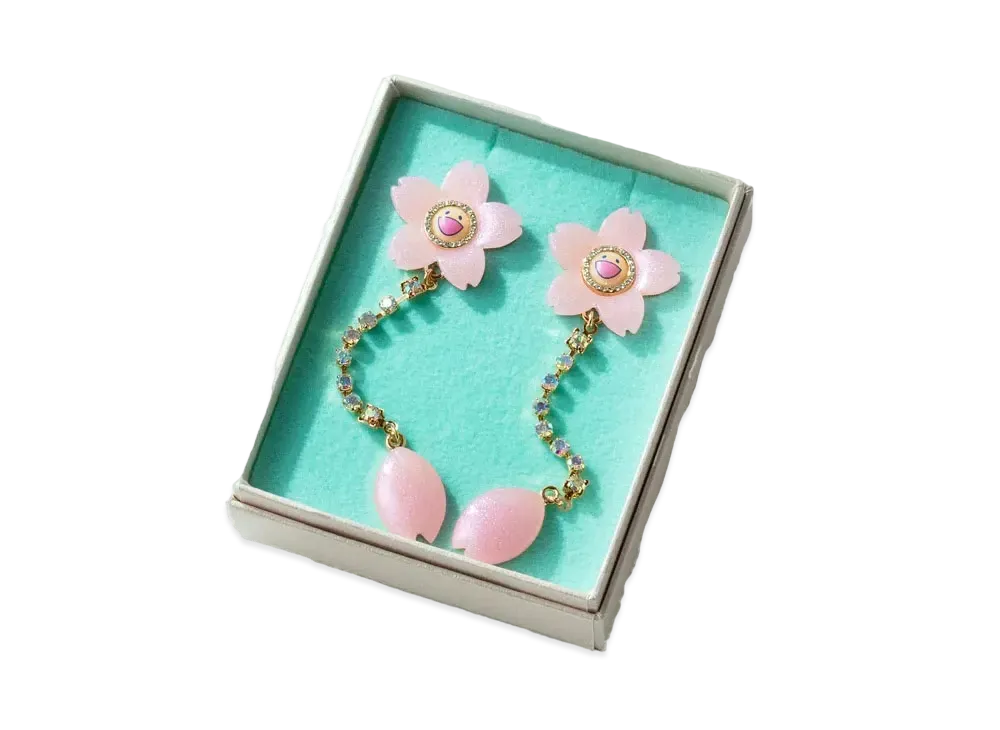 Takashi Murakami x Liquem Cherry Blossom Earrings