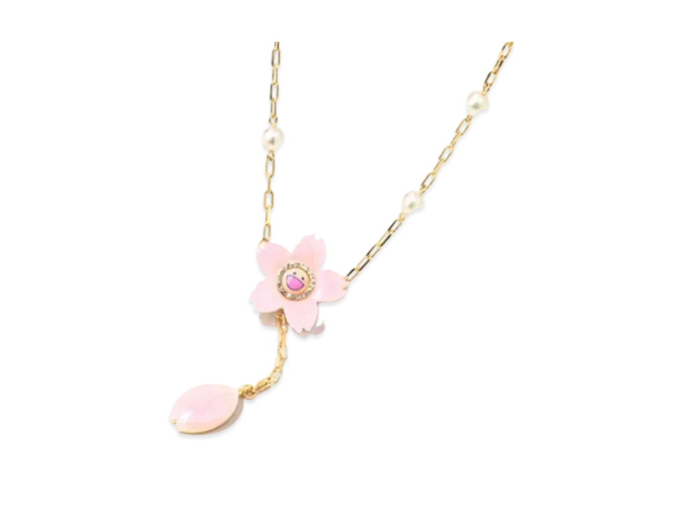 Takashi Murakami x Liquem Cherry Blossom Necklace