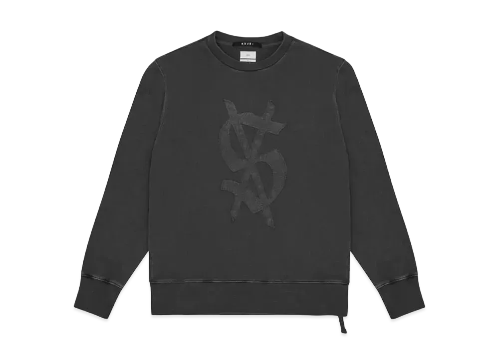 KSUBI Reverso Kash Crew Faded Black "Black"