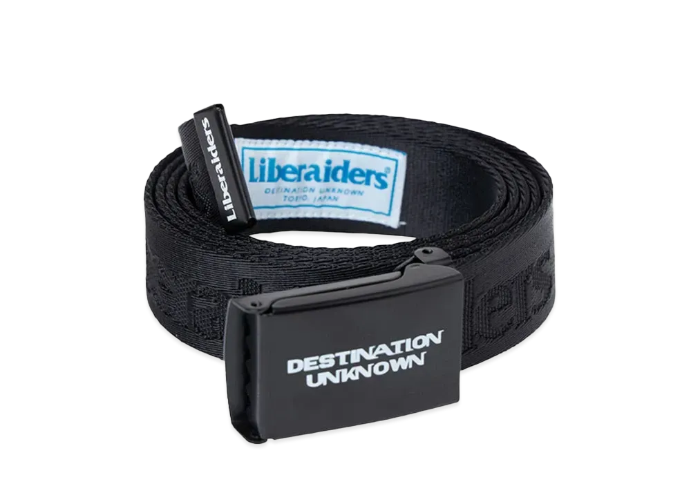 Liberaiders OG LOGO NYLON BELT "BLACK"