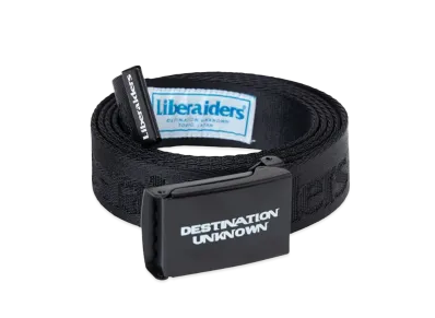 Liberaiders OG LOGO NYLON BELT "BLACK"