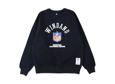 WIND AND SEA x NFL League Logo Crewneck Sweat "Navy"