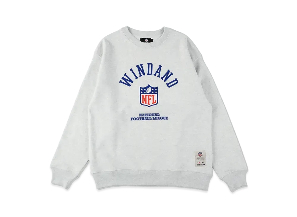 WIND AND SEA x NFL League Logo Crewneck Sweat "Ash"
