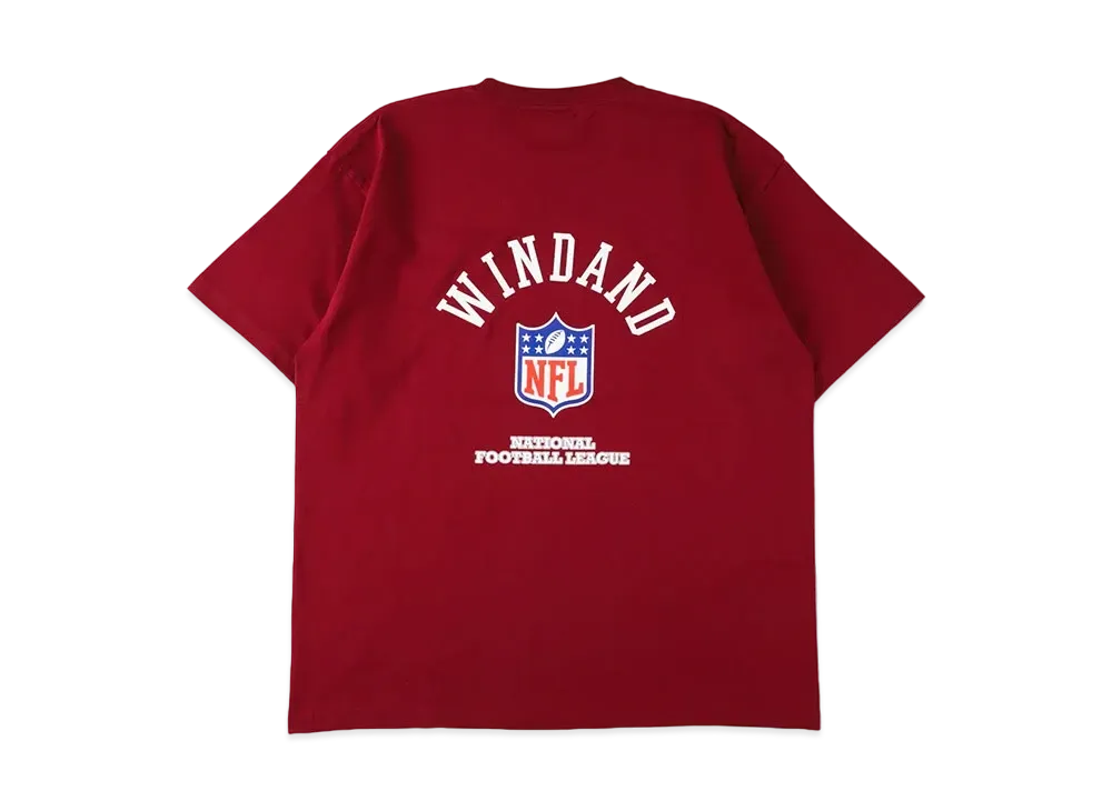 WIND AND SEA x NFL League Logo Tee "Burgundy"