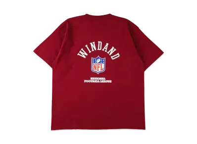 WIND AND SEA x NFL League Logo Tee "Burgundy"
