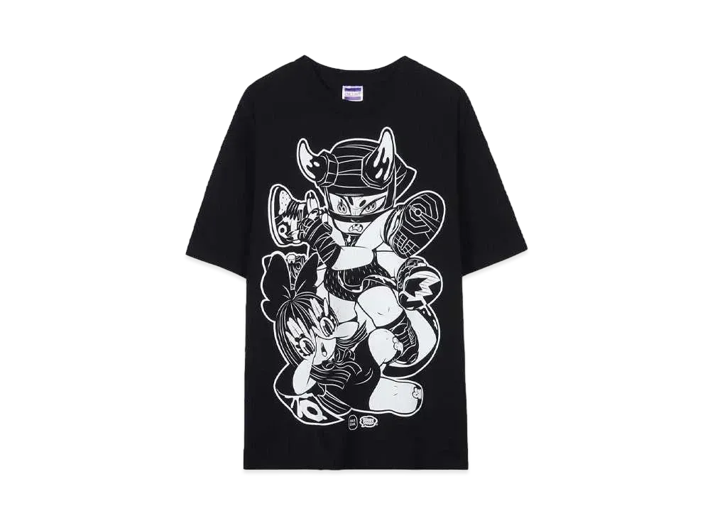 GRAPE BRAIN Ex GRAPE DUNK Graphic T-Shirt "BLACK"