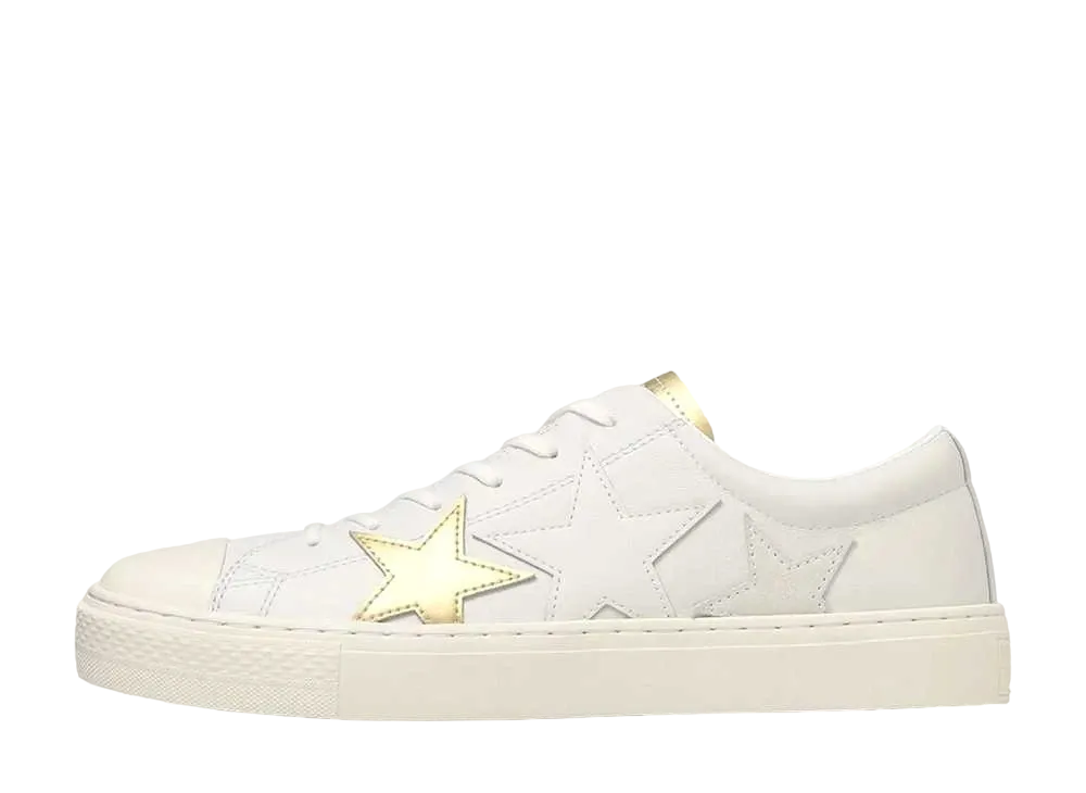 Converse All Star Coupe Epais Triostar SP OX "White/Gold"
