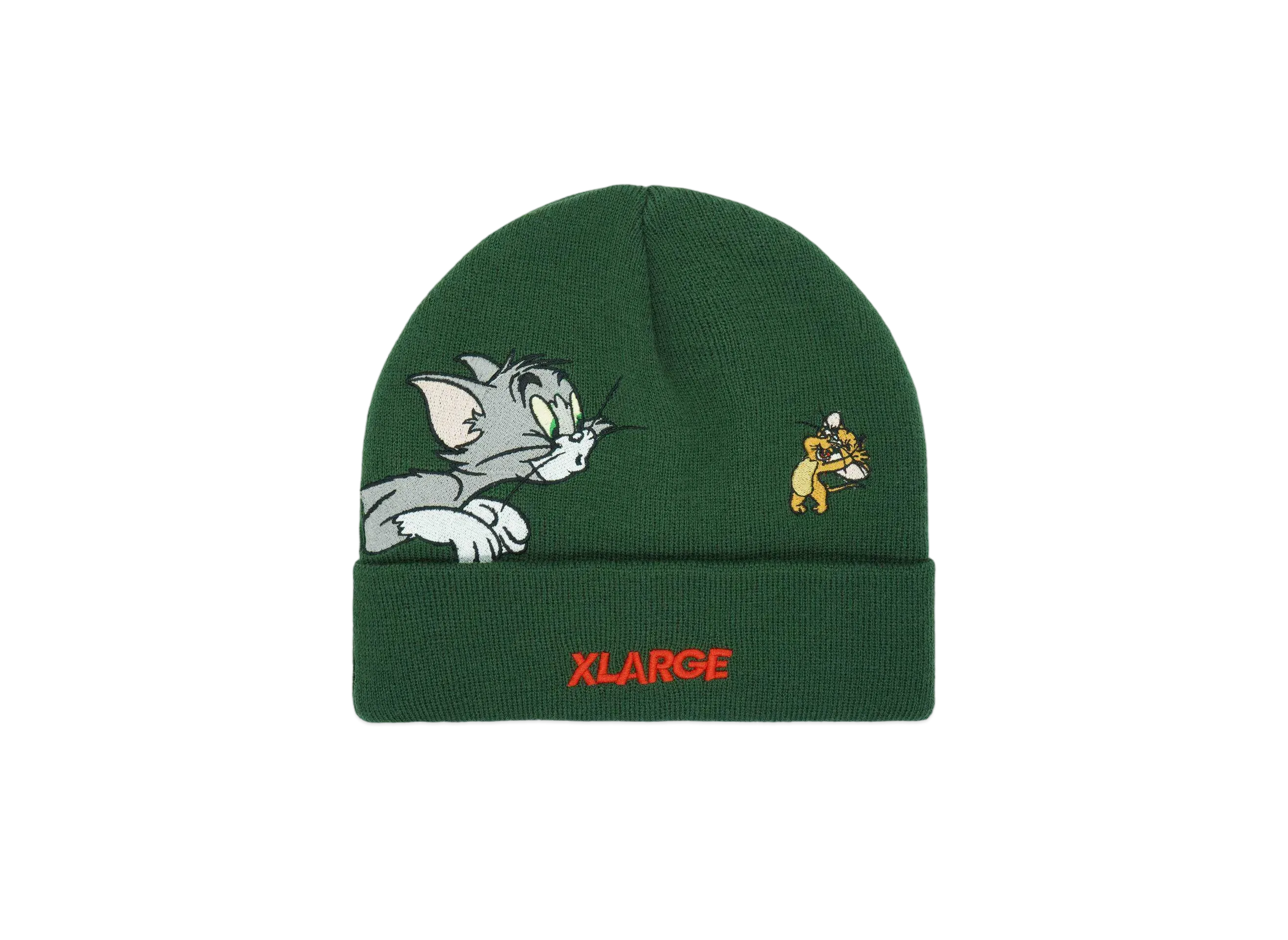 XLARGE x Tom and Jerry Cuff Beanie "Green"