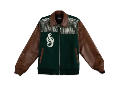 Just Don The Sound Studded Jacket "Green/Brown"